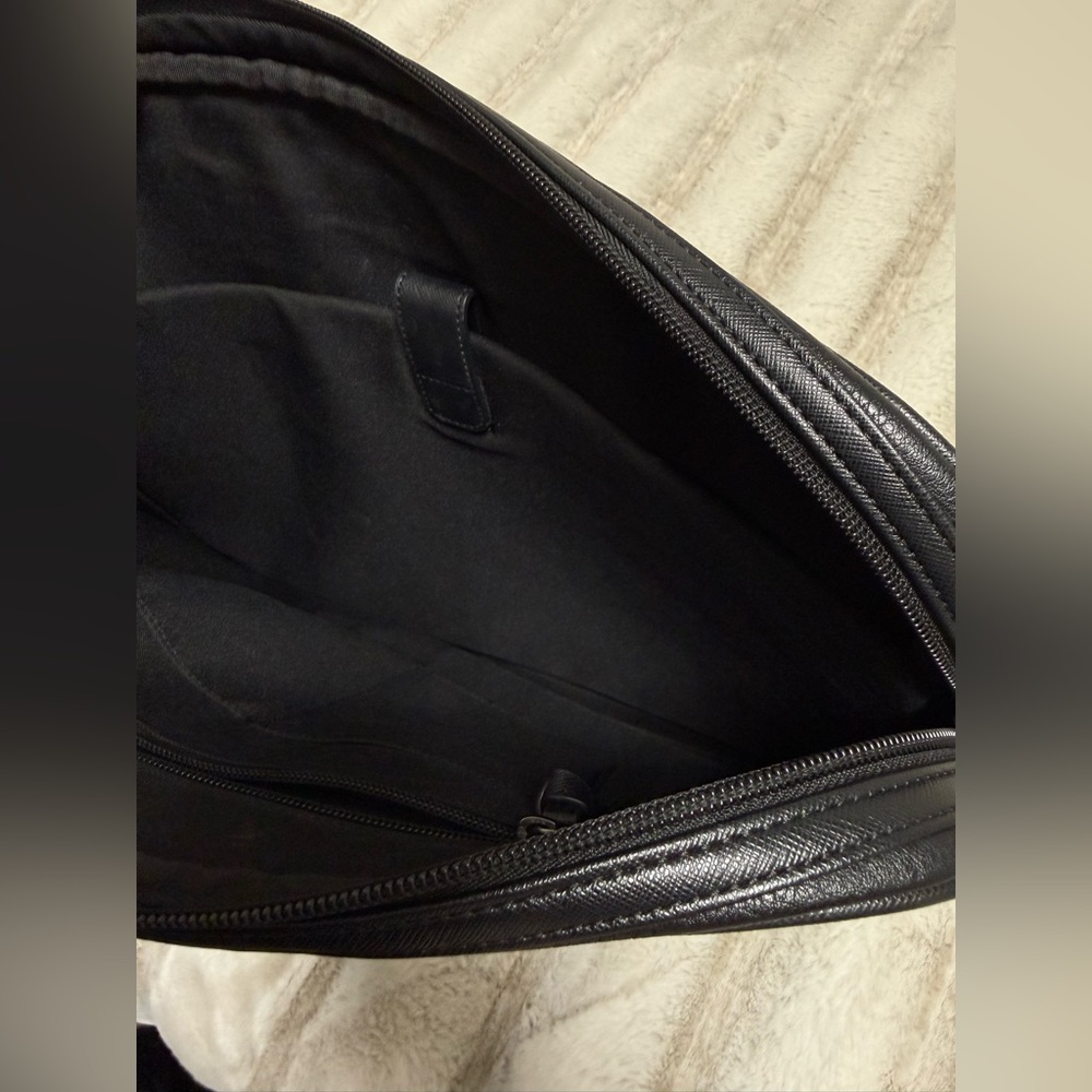 Ted Baker Black and Green Briefcase - Picture 5 of 5